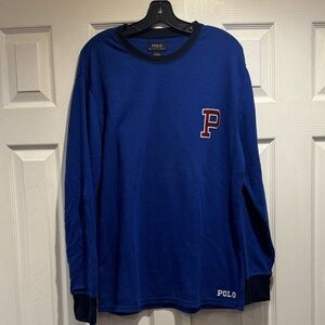 Polo by Ralph Lauren Royal Blue Crewneck with Red 'P'